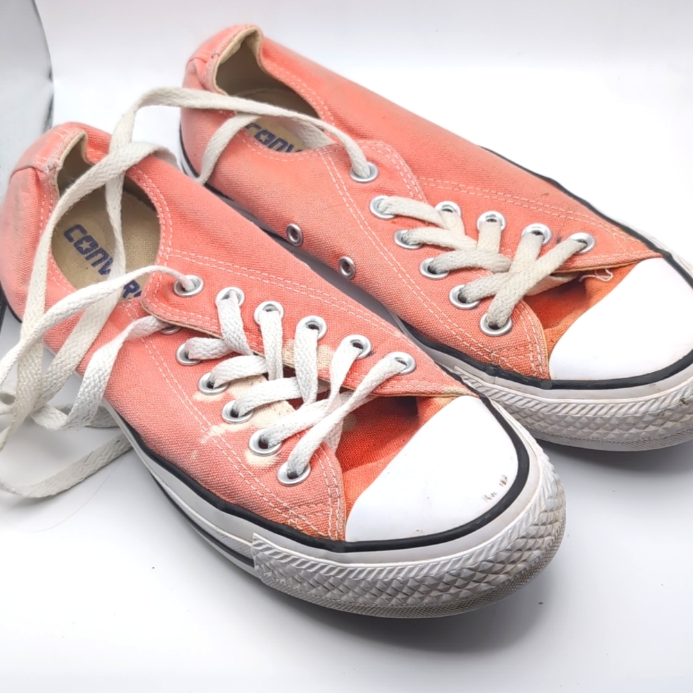 Converse pink/peach women's 7 mens 5